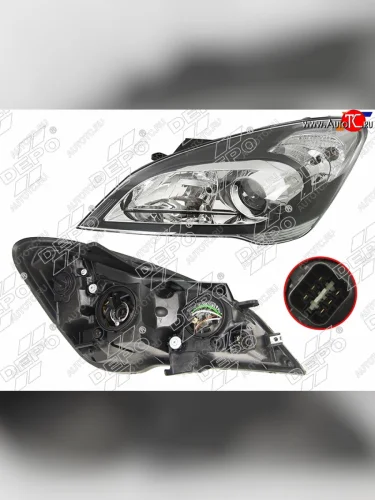 Фара KIA CEEDPRO-CEED 10-12 LH под электрокоректор DEPO 223-1135L-LDEM2