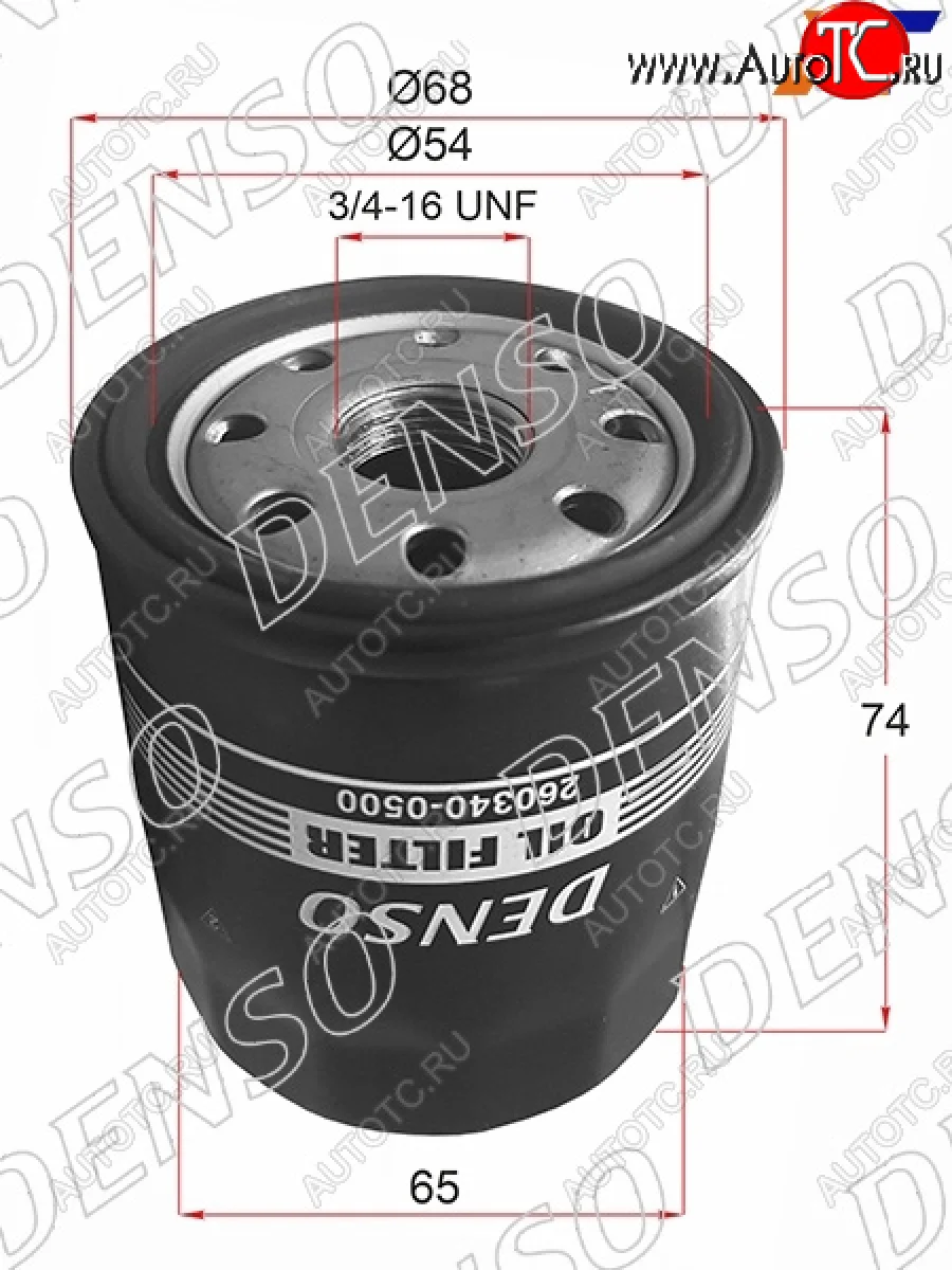 Фильтр масляный (TOYOTA A,E,S,NZ,ZZFE) DENSO Toyota Harrier XU30 (2003-2013)  в Перми Пермском крае