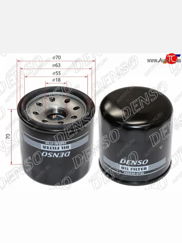Фильтр масляный NISSAN QG#, MR20DE, QR20,25, SR20,VQ 20,25, HR#                                      DENSO 260340-0790