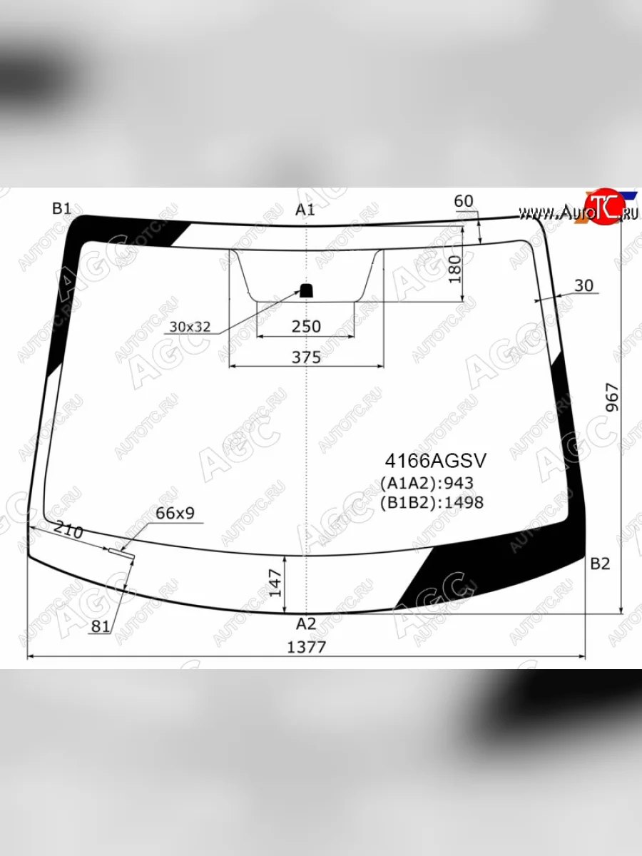 Стекло лобовое Hyundai Solaris 17-  Accent 17-22  Solaris HS 24- AGC 4166AGSV  в Воронеже Воронежской области