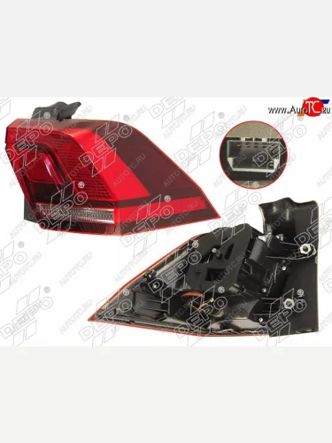 Фонарь задний VW TIGUAN 16- RH LED                                                                   DEPO 441-19AMR-WE