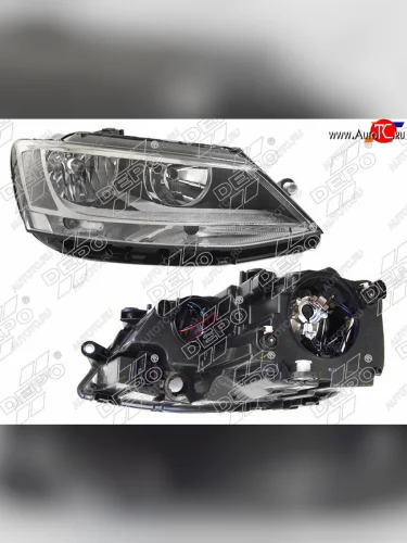 Фара Volkswagen Jetta 10-14 (Спереди Справа) DEPO 441-11G6RMLDEM2