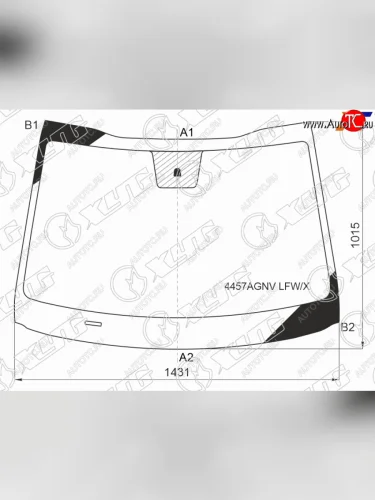Стекло лобовое Kia Ceed 18-21 XYG 4457AGNV LFW/X