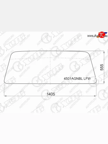 Стекло лобовое LADA 4x4 2131 NIVA LEGEND 21-  2329 NIVA Pickup 95-06  4x4 2121 NIVA 77-  4x4 2131 XYG 4501AGNBL LFW