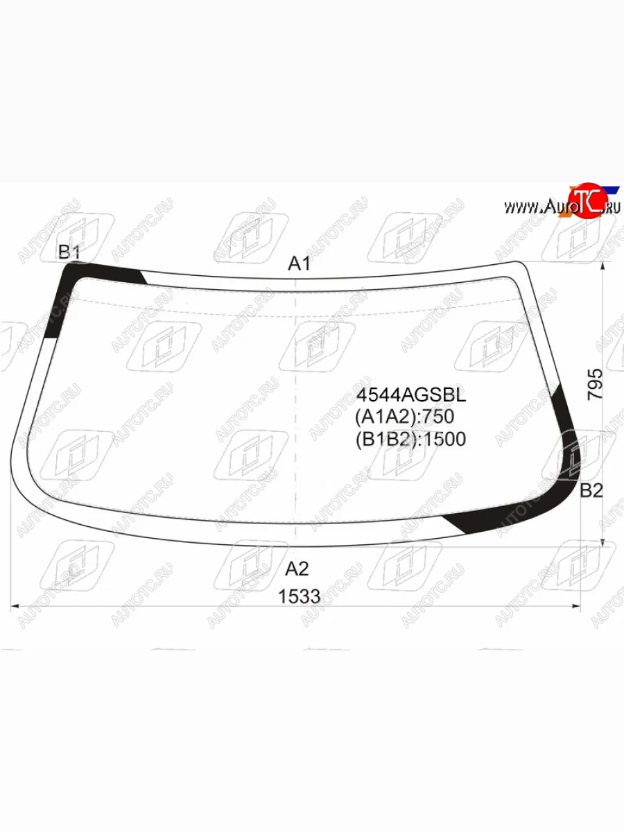 Стекло лобовое FUYAO Лада ВАЗ 2123 (Нива Шевроле) дорестайлинг (2002-2008) (зеленое)  в Керчи Республика Крым