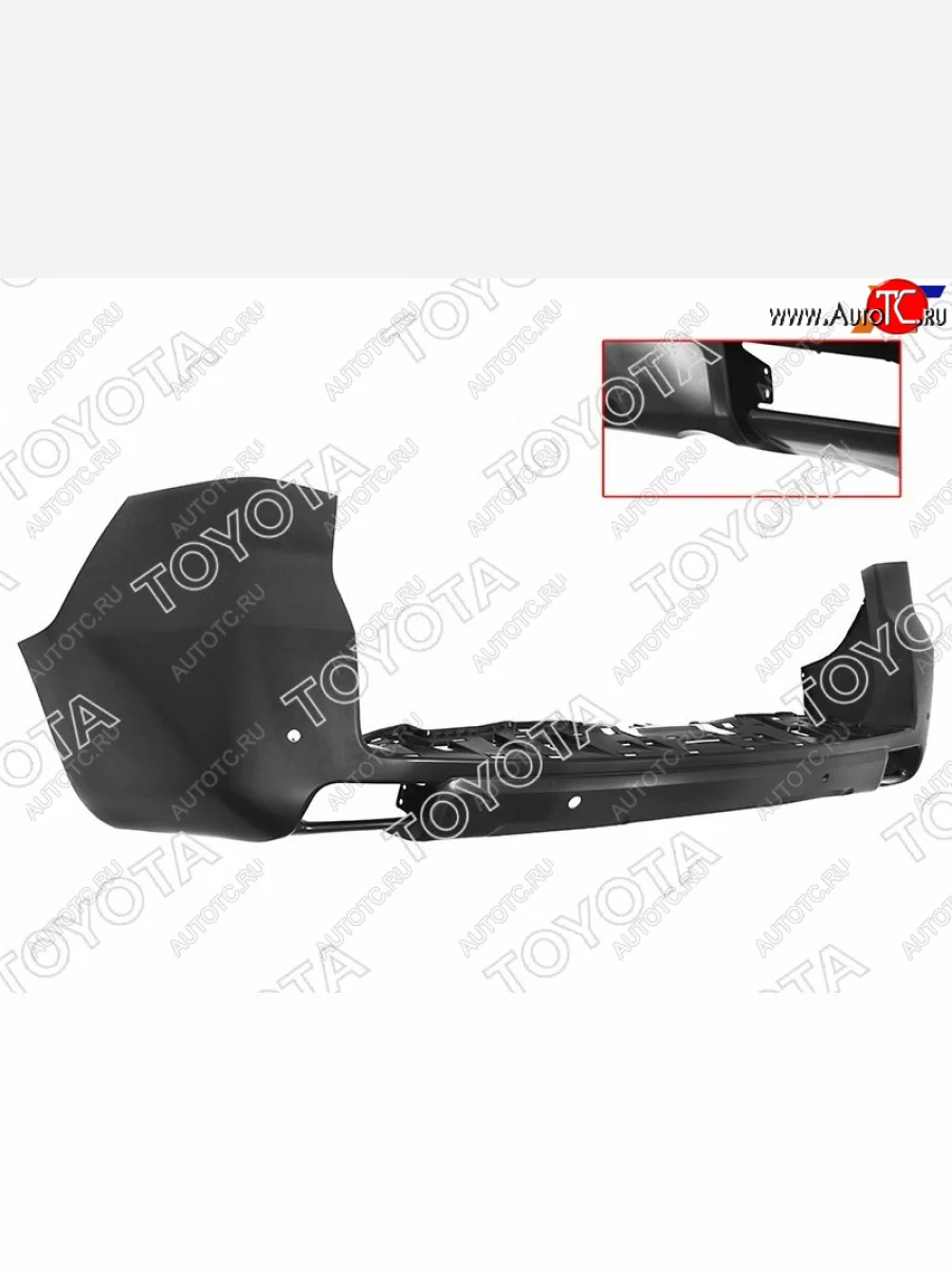 Бампер задний TOYOTA LAND CRUISER PRADO 150 17- (с отв-ми под парктроник) TOYOTA 52159-6A964  в Самаре Самарской области