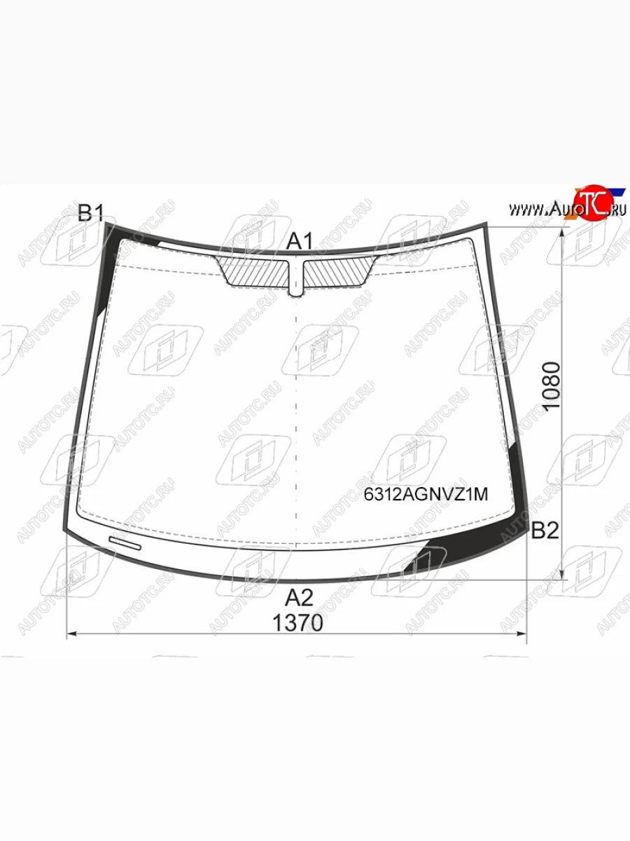 Стекло лобовое (молдинг) FUYAO Opel Corsa D 1-ый рестайлинг, хэтчбэк 3 дв. (2010-2011) (зеленое)  в Перми Пермском крае