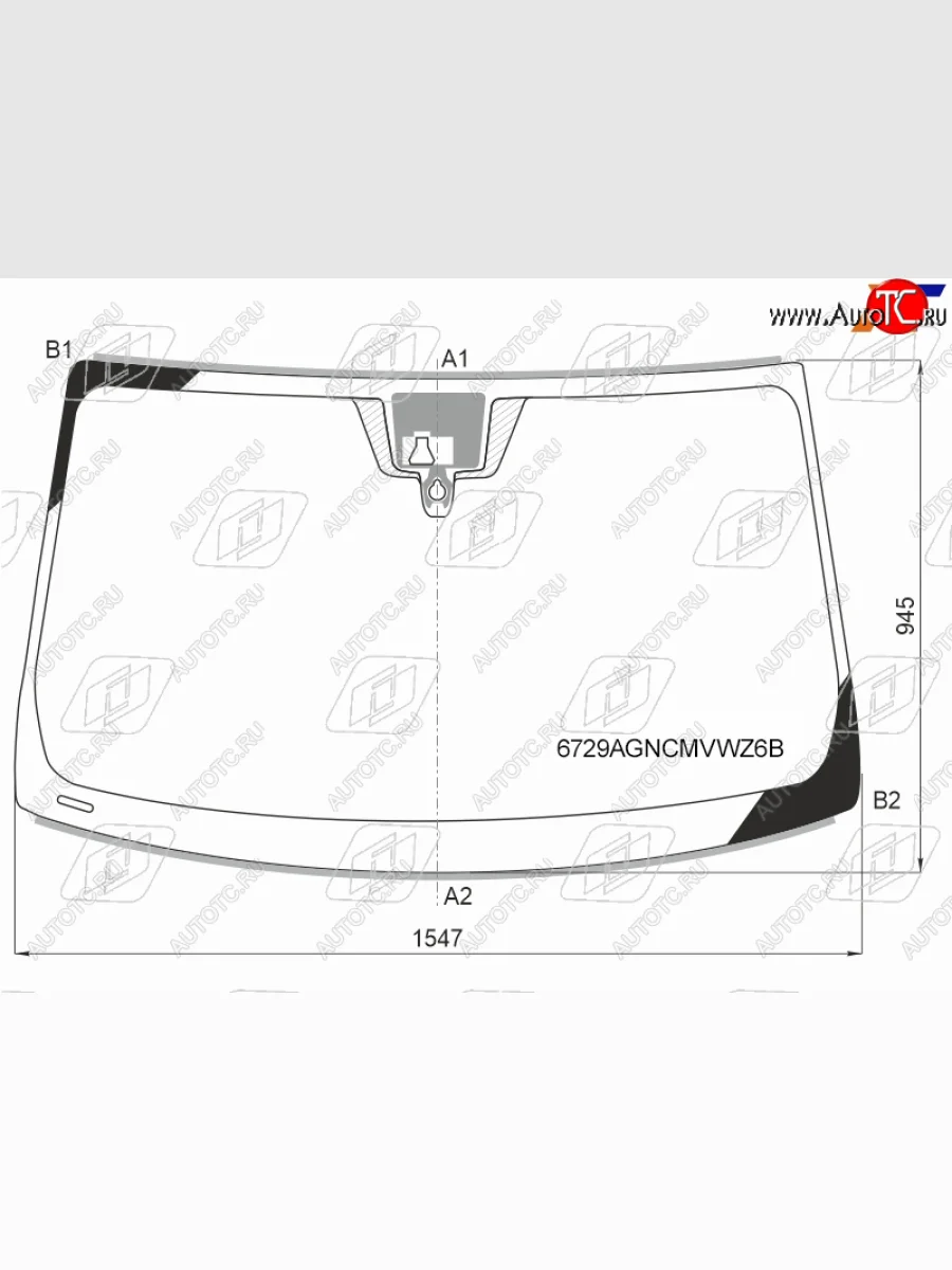 Стекло лобовое (камера, датчик дождя, молдинг) FUYAO Porsche Cayenne 958 рестайлинг (2014-2018) (зеленое)  с доставкой в г. Керчь
