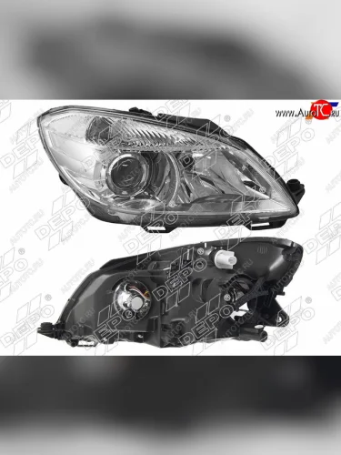 Фара Skoda Fabia 10-15  Roomster 06-15 (Спереди Справа) DEPO 665-1121RMLD-EM