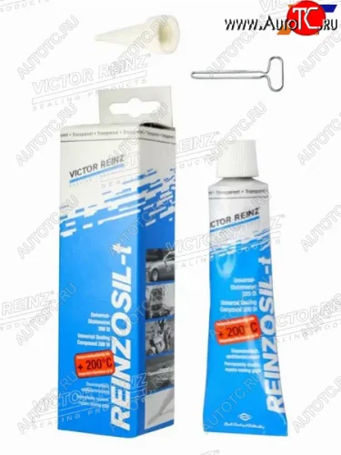 Герметик  силикон прозрачный 70мл от 50 С до 200 С VICTOR REINZ 70-31453-00