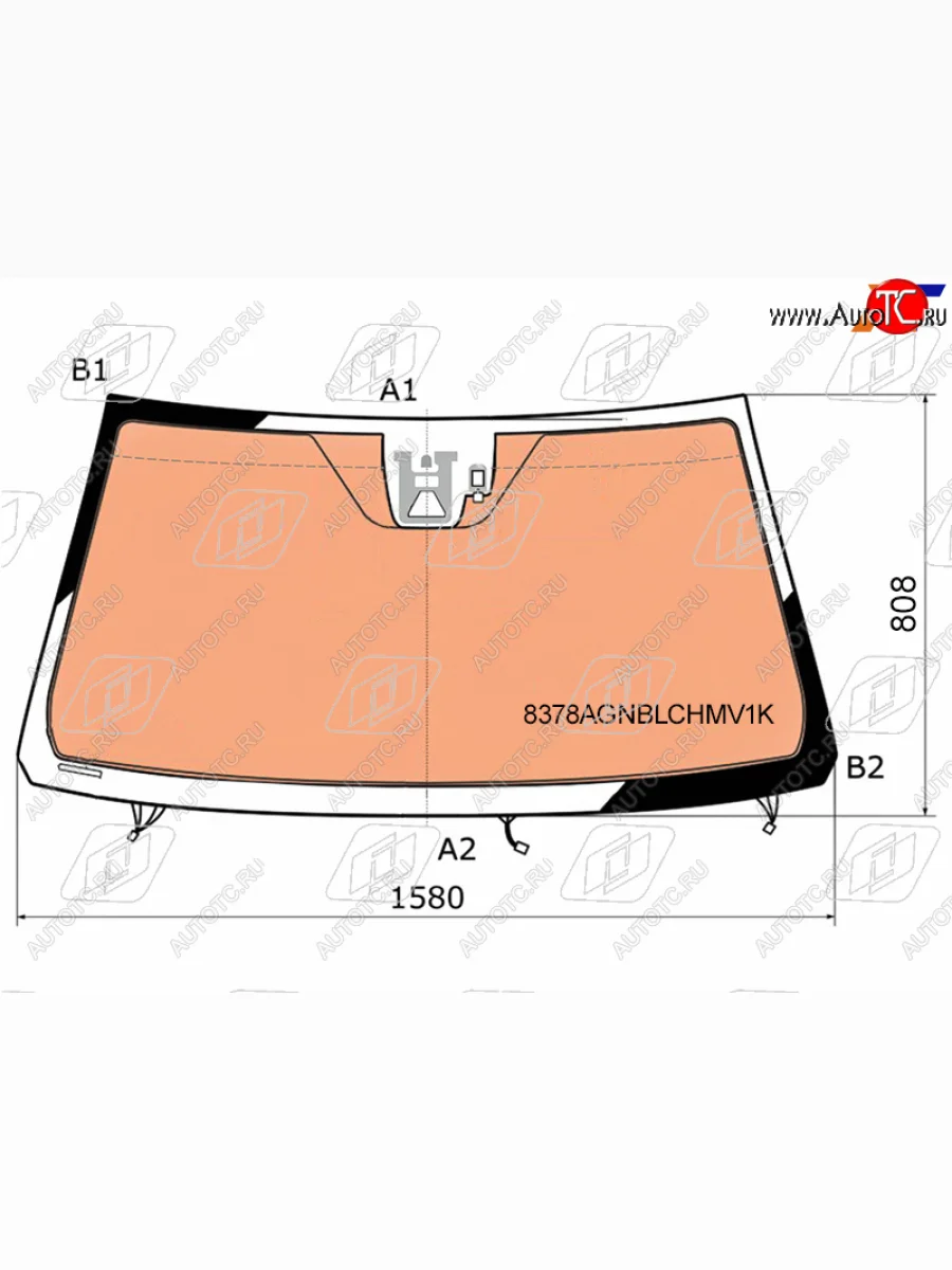 Стекло лобовое (обогрев щеток, обогрев полный, камера, датчик дождя) FUYAO Toyota Land Cruiser 200 2-ой рестайлинг (2015-2021) (зеленое)  в Керчи Республика Крым