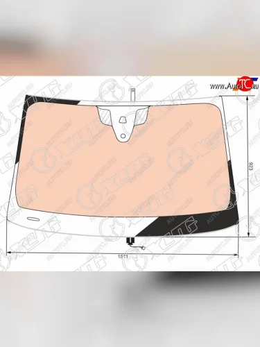 Стекло лобовое (Обогрев полный Камера Датчик дождя Молдинг) Audi Q5 16- XYG 8634AGSCHMVZ LFW/W/X