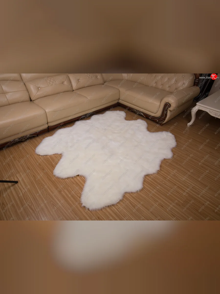 Ковер из 6 шкур (искусственный мех)  6p-id025  в Самаре Самарской области