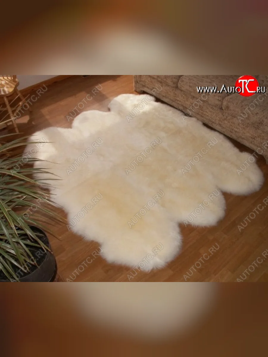 Ковер из 6 шкур (натуральный мех)  6p-d025  в Самаре Самарской области