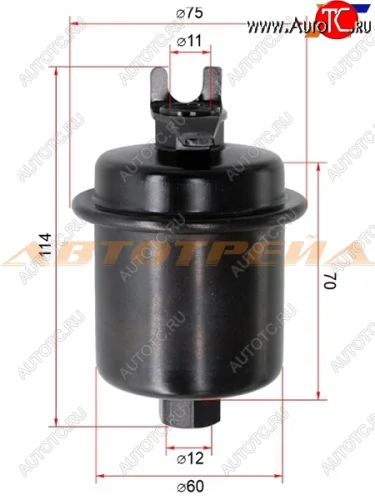 Фильтр топливный HONDA CR-V RD1 96-01 MICRO FT112