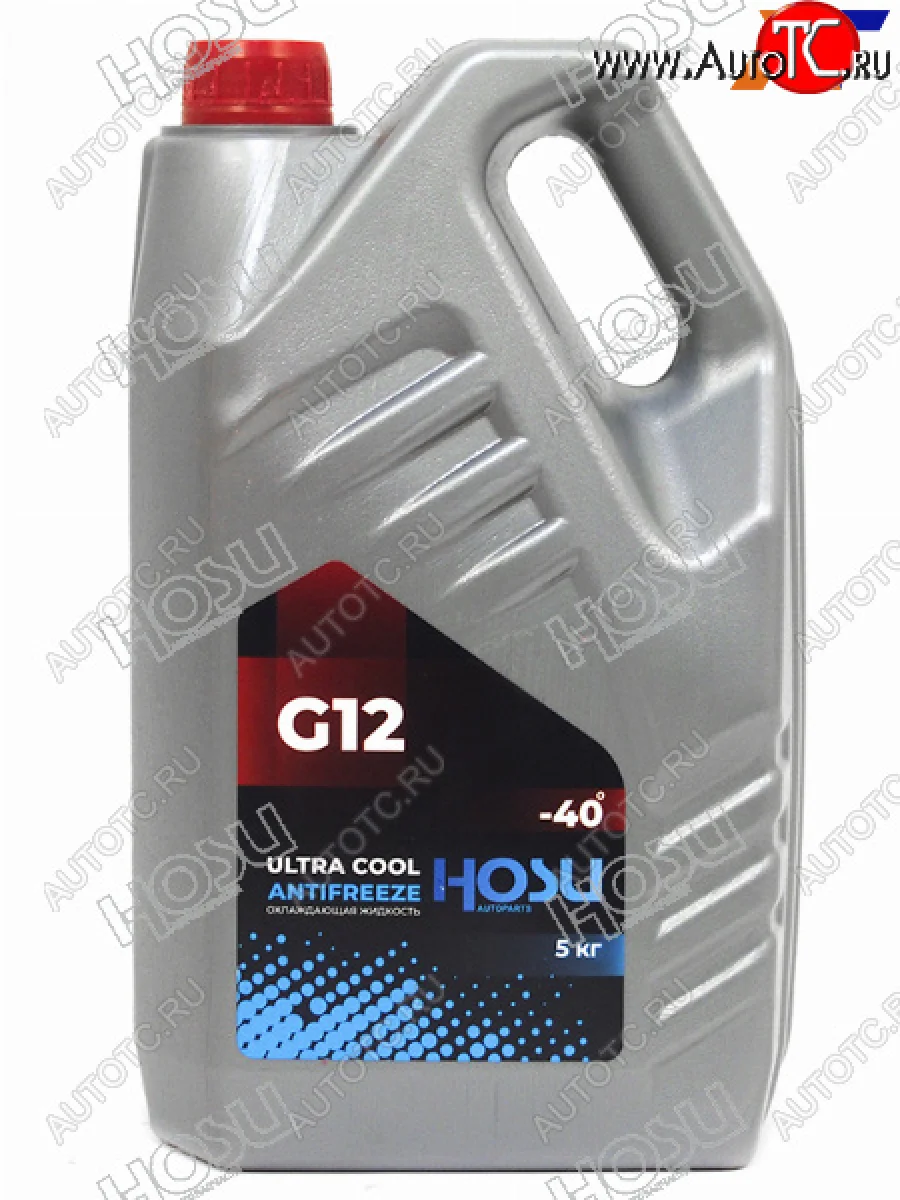 Антифриз (ULTRA COOL G12 5 кг. -40 C красный) HOSU HSCL0002  В Кинешме Ивановской области