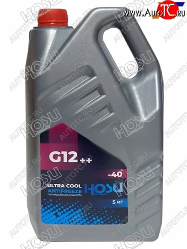 Антифриз (ULTRA COOL G12++ 5 кг. -40 C Розовый) HOSU HSCL0026