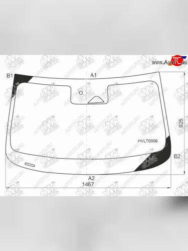 Стекло лобовое (камера, датчик дождя) XYG (зеленое) Haval Jolion (2020-2024) дорестайлинг