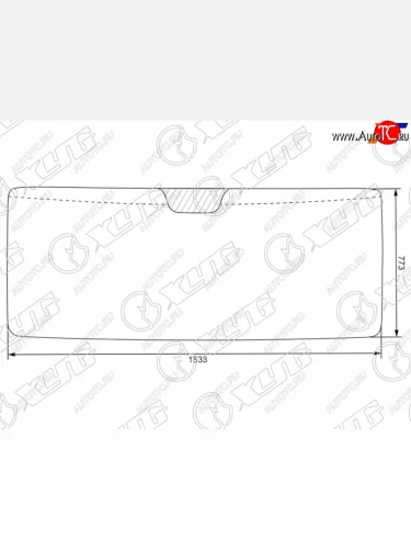 Стекло лобовое Hyundai Mighty 15-22 XYG HYU-QT-CP LFW/X