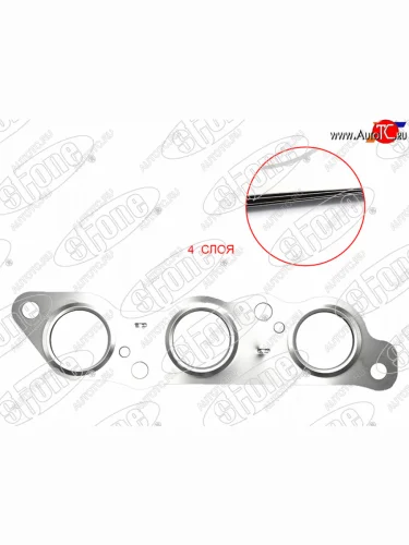 Прокладка выпускного коллектора TOYOTA MARKARISTOCROWN 1-2JZ-GE 90- STONE JB-12479-F