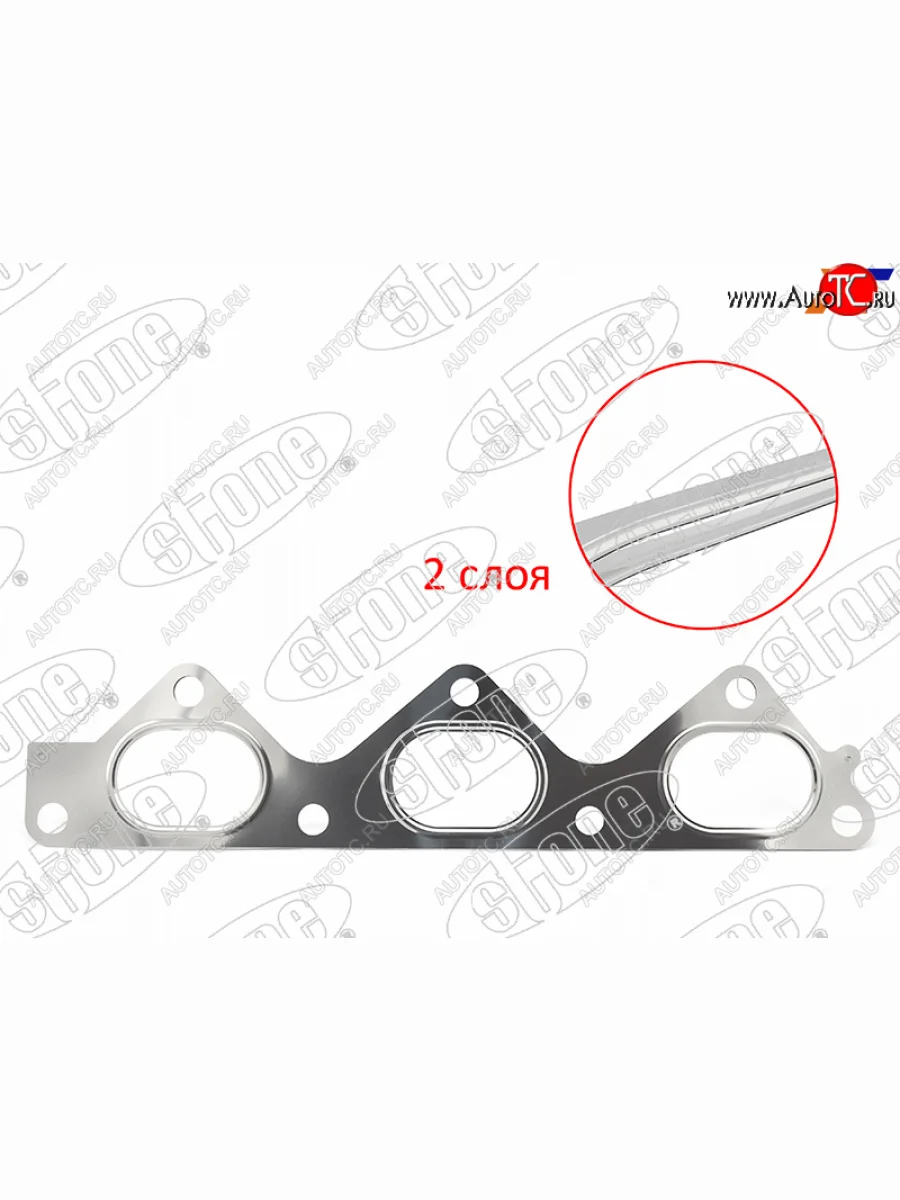 Прокладка выпускного коллектора MITSUBISHI PAJEROMONTERO 6G74 99- STONE JB-32293  в Керчи Республика Крым