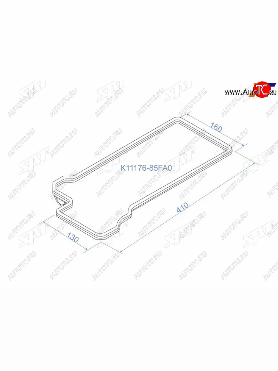 Прокладка клапанной крышки SZ H20A, H25A H27A, 98-05 GrandVitara XL-7 правая SAT K11176-85FA0  в Керчи Республика Крым