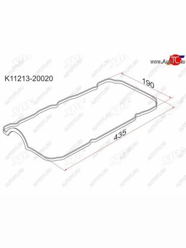 Прокладка клапанной крышки TY 1MZ2MZ-FE, RH SAT K11213-20020