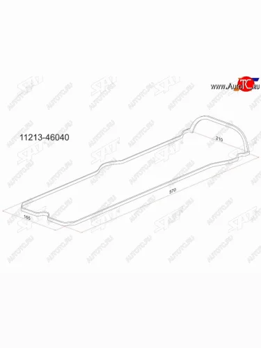 Прокладка клапанной крышки TY 1JZ2JZ-FSE, 00- Mark 110BrevisProgresVerossa SAT K11213-46040