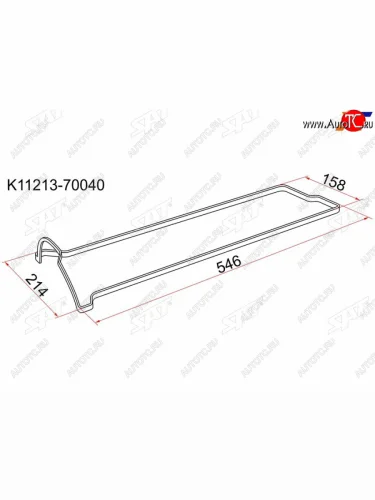 Прокладка клапанной крышки TY 1G-FE VVTi 98- SAT K11213-70040