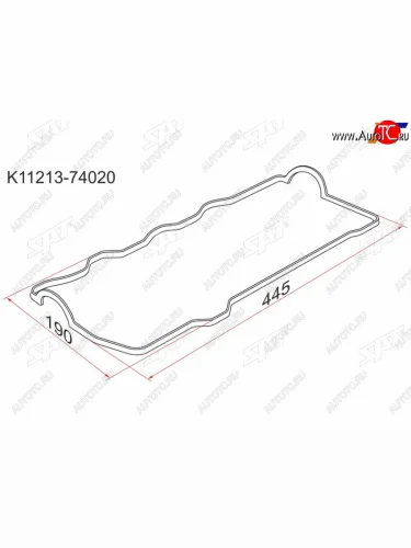 Прокладка клапанной крышки TY 3-5SFE SAT K11213-74020