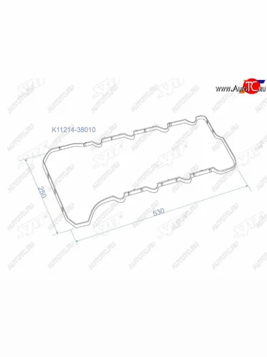 Прокладка клапанной крышки LEXUS LX570 07-  3URFE №2 SAT K11214-38010