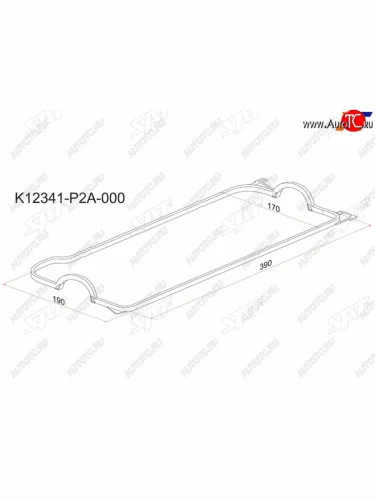 Прокладка клапанной крышки HO D13BD15B, D16A, 91-97 SAT K12341-P2A-000
