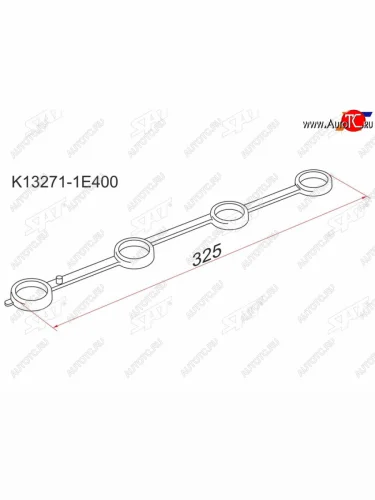 Прокладка свечных колодцев NS KA24DE 97-, U30N30W30 SAT K13271-1E400