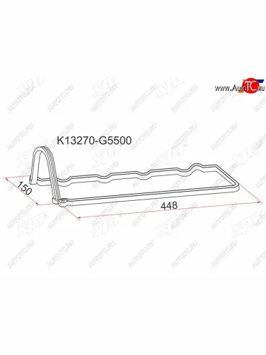 Прокладка клапанной крышки NS LD20+T, C22C23 SAT K13270-G5500
