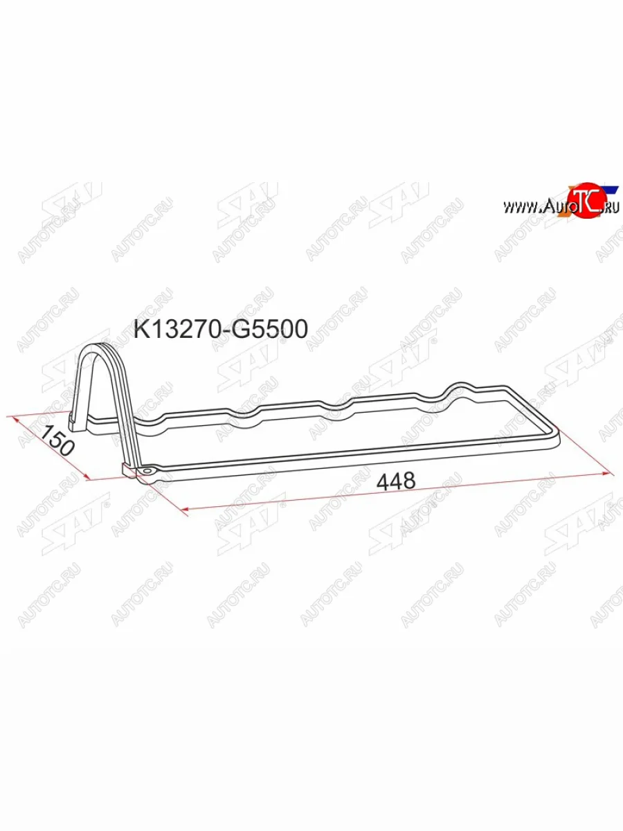 Прокладка клапанной крышки NS LD20+T, C22C23 SAT K13270-G5500  в Керчи Республика Крым