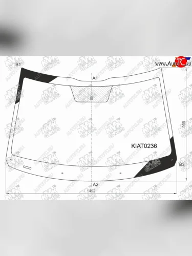 Стекло лобовое KIA SELTOS 19-                                                                        KMK KIAT0236