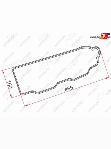 Прокладка клапанной крышки MMC 4G634G64 SOHC, HY Starex 2.4 SAT KMD130494