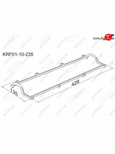 Прокладка клапанной крышки MZ R2, RF SAT KRF01-10-235