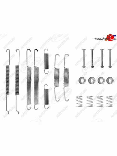 Комплект монтажный тормозных колодок VAG OCTAVIA 96-04ROOMSTER 10- DELPHI LY1206