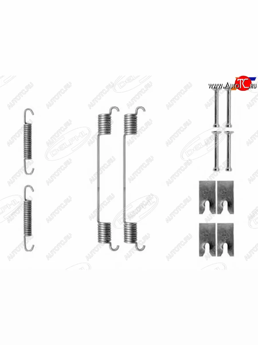 Комплект монтажный тормозных колодок FORD FOCUS II DELPHI LY1310  в Самаре Самарской области
