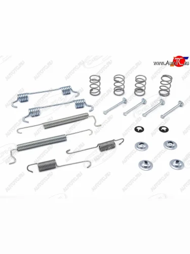 Комплект монтажный тормозных колодок CHEVROLET LACETTI 05-                                           DELPHI LY1134