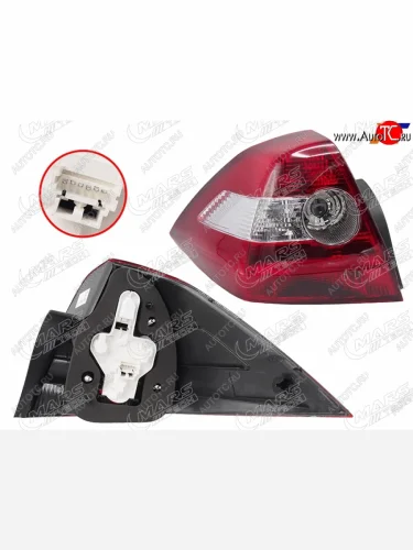 Фонарь задний Renault Megane 02-06 (Слева 4D SED с платой) MARS M511223