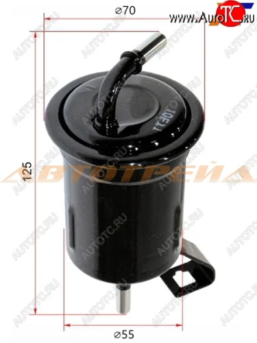 Фильтр топливный TOYOTA HILUX SURF4RUNNER ##N21# 3RZ2TR1GR5VZ 02-09 LAND CRUISER PRADO 120 3RZ MICRO MFT340