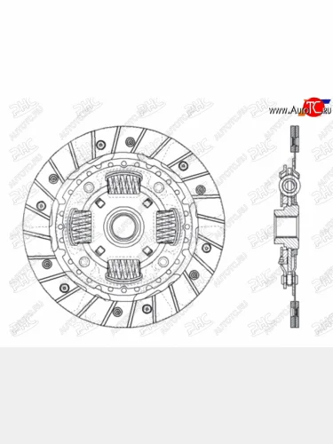Диск сцепления MAZDA 3 1.3-1.6 04-09                                                                 PHC MZ-40
