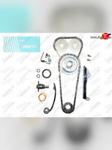 Комплект для замены цепи ГРМ NISSAN SUNNYPULSAR GA15-16DE 94- (2 шестерни распредвала) OSK N119KF