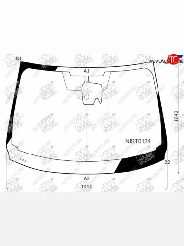 Стекло лобовое + дд + камера NISSAN QASHQAI 14-18                                                    KMK NIST0124