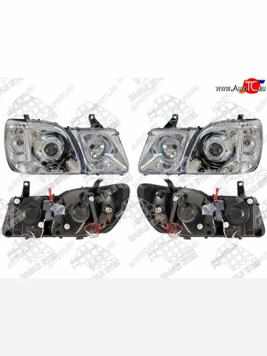 Фара Lexus LX 98-07 (Галоген Комплект) EAGLE EYES PF-EE-312-1100-CR