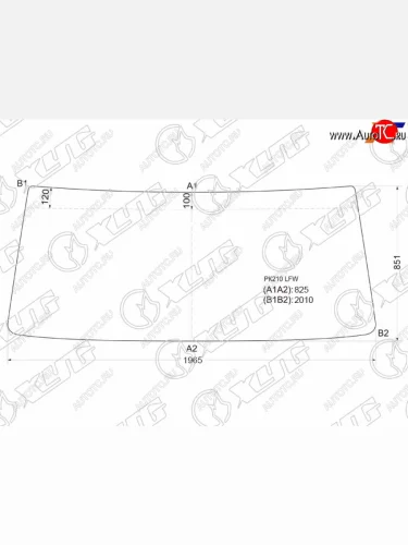 Стекло лобовое Nissan Diesel Condor 83- XYG PK210 LFW