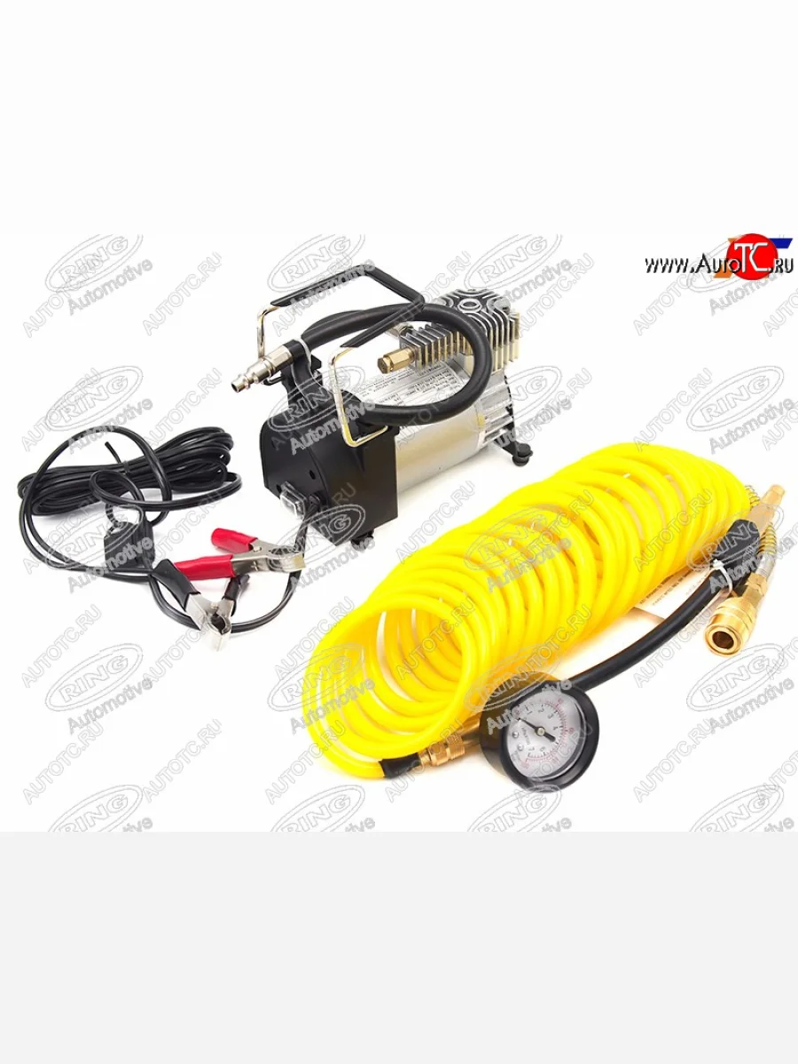 Компрессор воздушный для внедорожников (зажимы на клеммы аккумулятора) RING RAC900  в Самаре Самарской области