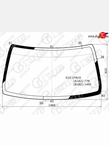 Стекло лобовое HONDA CR-V 95-01 XYG S10 LFW/X